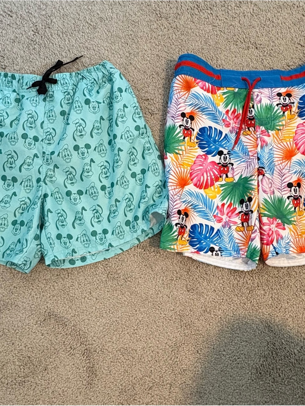 Disney Mickey Mouse Men’s Swim Shorts Size Medium